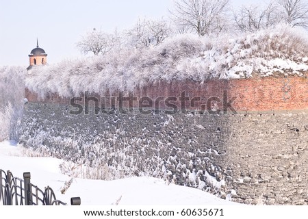 winter castle frozen snow cold tower ice building history