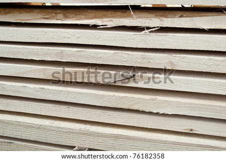 Wooden fence close-up