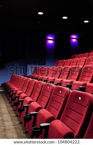 red movie seats