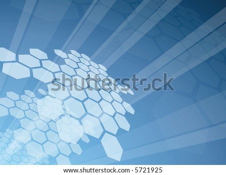 hi tech wallpaper. stock vector : Blue hi-tech