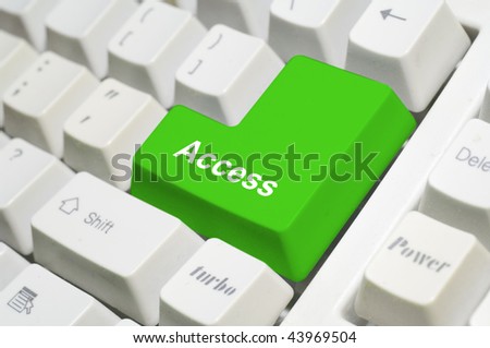 Colored key with a message