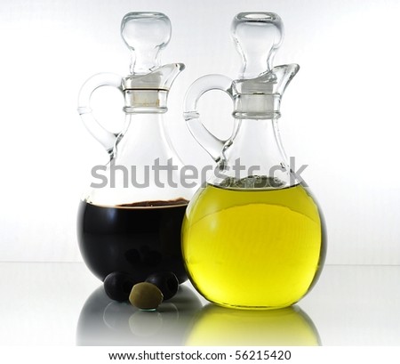 oil and vinegar bottles