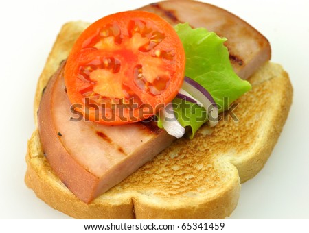 grilled ham sandwich