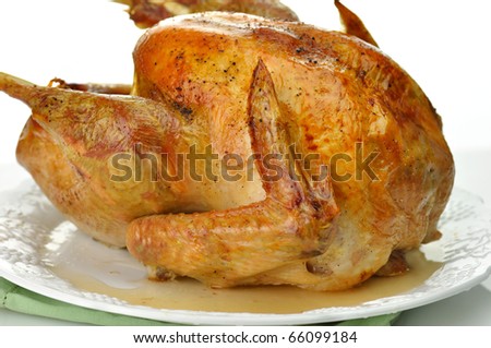 roasted turkey close up