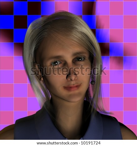 THIS IS AN IMAGE OF A YOUNG WOMAN, THAT CAN BE USED FOR A MYRIAD OF APPLICATIONS, BECAUSE THERE IS NO NEED FOR A MODEL RELEASE. IT IS A SYNTHETIC CREATION ONLY.