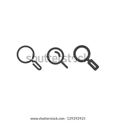 Search Icon Vector Set Search Icon Vector Set