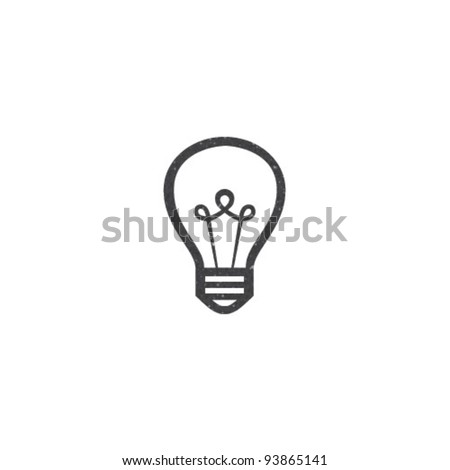 outline of lightbulb