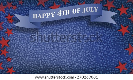 Fourth of July Background, USA themed composite