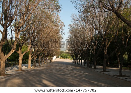 ATHENS, GREECE - May 5; Park Zappeion in on May 5, 2013 in Athens. Athens is a capital of Greece and one of the world`s famouse city