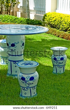 Idea Ceramic Garden Set