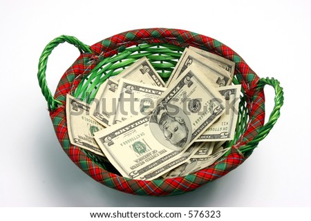 Basket With Money