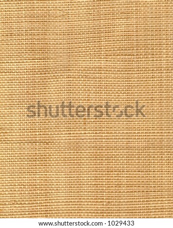 Mesh patterned hay textile.