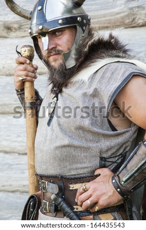 The Portrait Of The Viking With His Ax