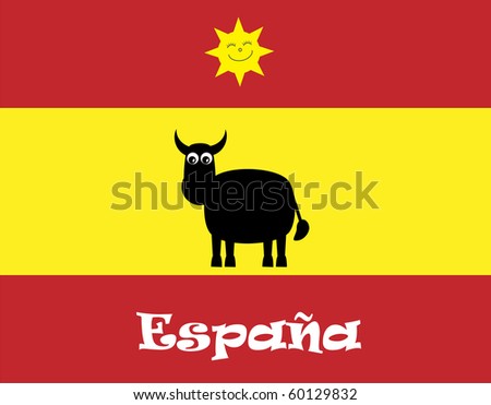 Cartoon China Flag