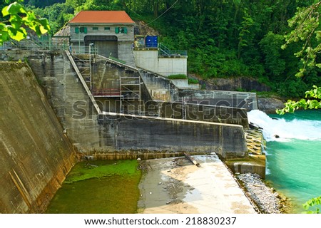Hydroelectric power plant in Germany
