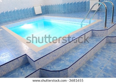 Swimming pool in private house