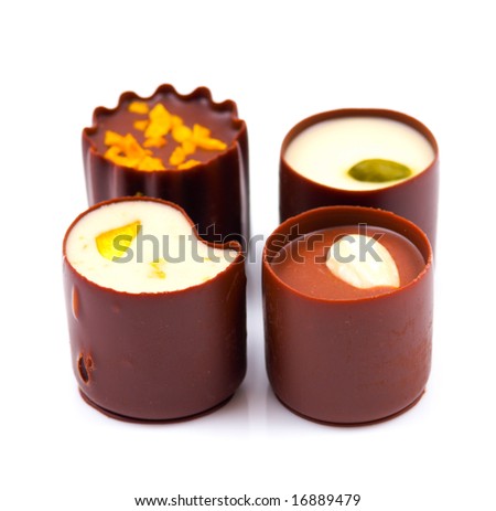 chocolate sweets Stock-photo-chocolate-candies-isolated-on-white-background-16889479