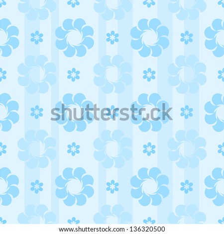 Seamless flower wallpaper template