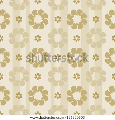 Seamless flower wallpaper template