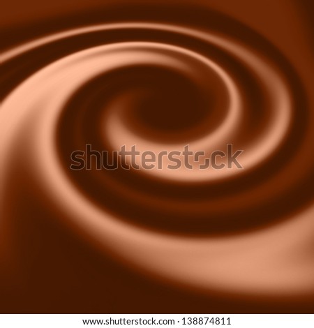 Swirl Of Chocolate, Coffee Cream