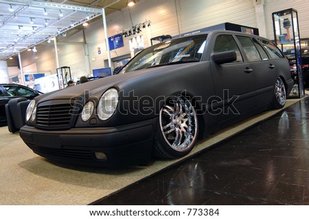stock photo Modified Mercedes
