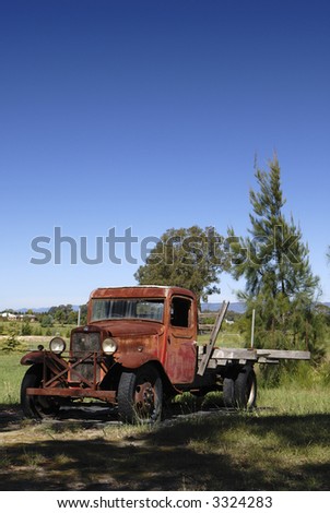 Abandoned Rusty Work Truck