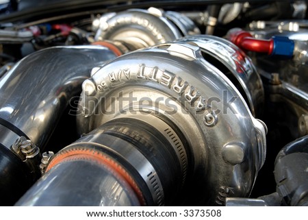 Car Engine Turbo Detail