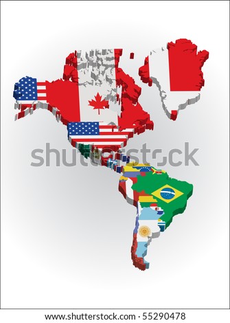 outline map of world countries. stock vector : 3d Outline maps