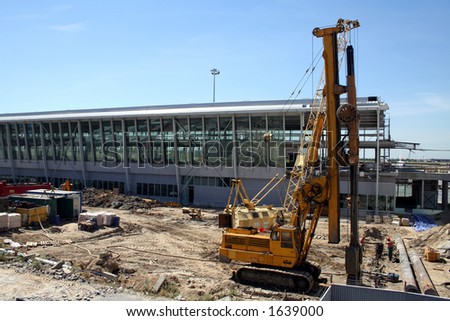Airport construction #1 - Terminal 2 construction at Warsaw\'s Chopin airport