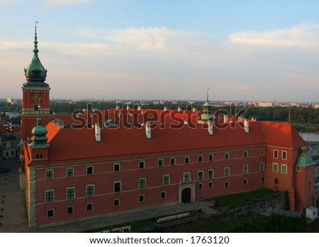 Huge photo-stitch of a Warsaw Royal Castle