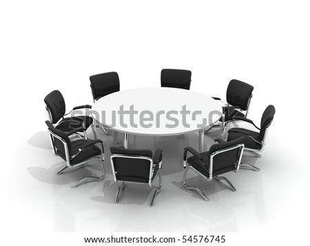 Colorful Conference Table