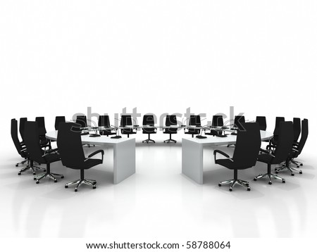 stock photo : conference table