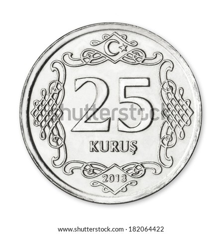 Turkish 25 Kurus / Yirmibes Kurus