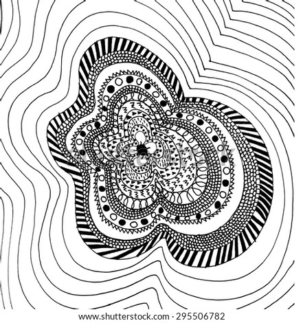 curves pattern\
black and white mixed curves pattern