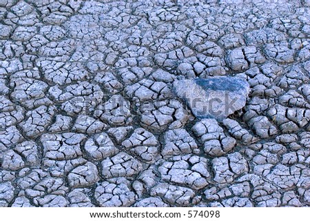 Photograph of a dry lake bed at Summer Lake, Oregon