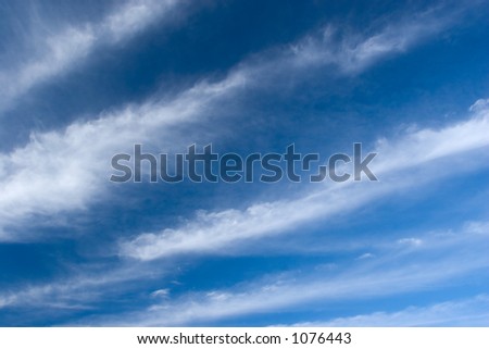 Photographic background of white clouds and blue sky