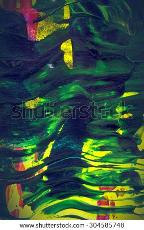 Abstract painting background or texture created  with multiple layers of  mixed media elements.