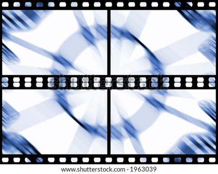 Computer designed abstract film frame