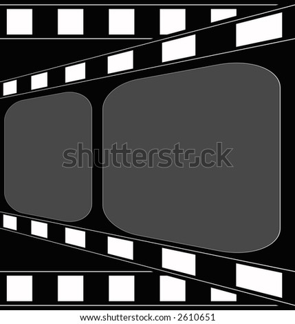 Computer designed abstract film frame background