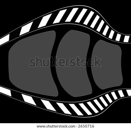 Computer designed abstract film frame background
