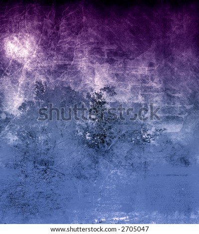 Computer designed highly detailed  grunge textured background collage