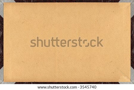 Highly detailed antique book cover close up photo. Great grunge background or grunge layer for your projects