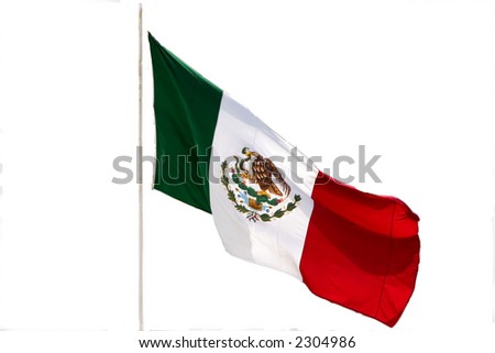 mexico flag symbol. stock photo : Mexican Flag