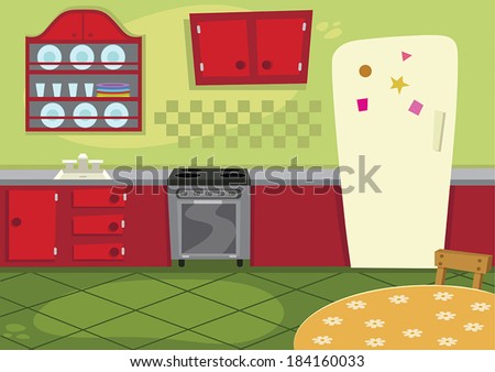 kitchen set wale cartoon