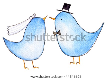 stock photo Wedding Birds