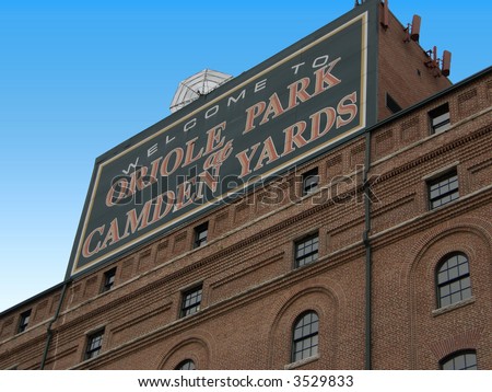 Oriole Park at Camden Yards Sign