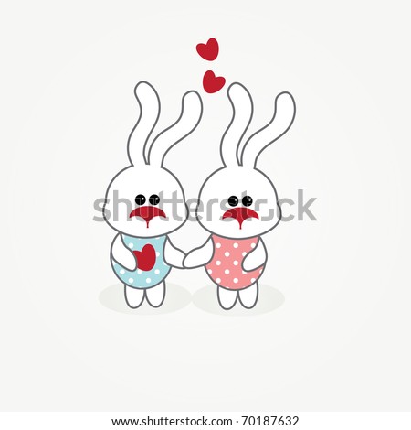 two people holding hands cartoon. with hearts holding hands