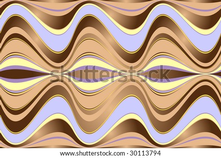 Wave seamless coffee background