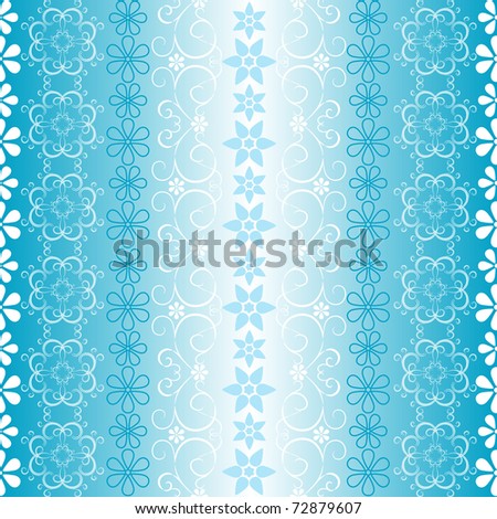 wallpaper white blue. stock vector : White-lue seamless striped christmas wallpaper with snowflakes and borders (vector
