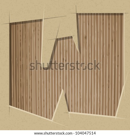 cardboard and paper